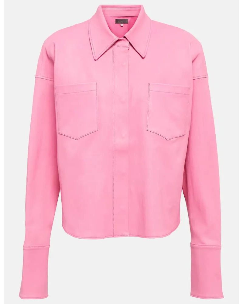 Stouls Giacca Josh in pelle Rosa