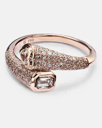 SHAY Anello in oro rosa 18kt con diamanti Oro