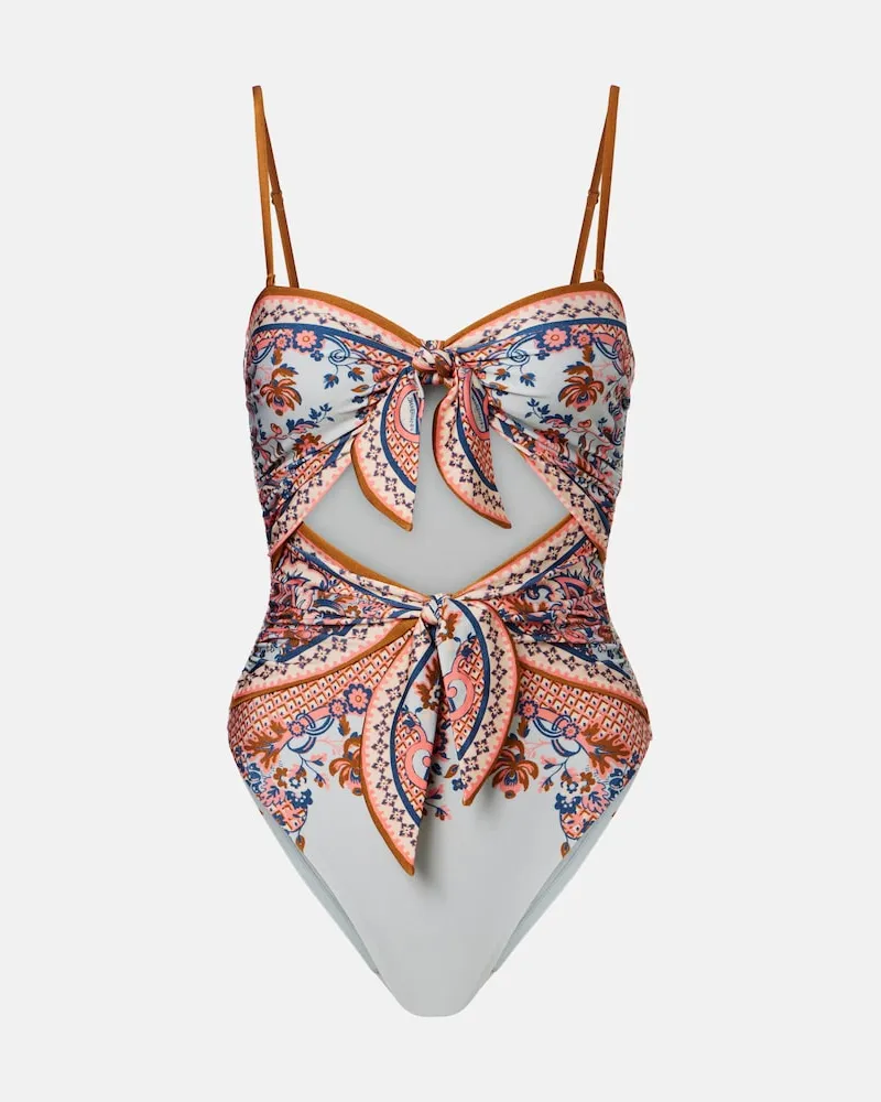 Zimmermann Costume intero con stampa Multicolore