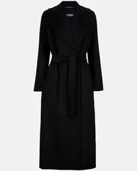 Max Mara Cappotto Poldo in lana vergine Nero