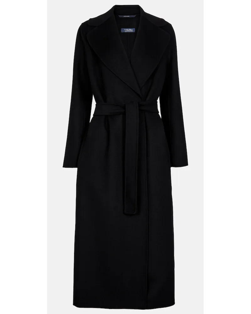 Max Mara Cappotto Poldo in lana vergine Nero