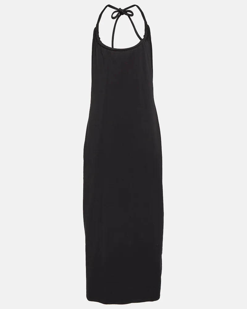 Proenza Schouler White Label - Abito midi in jersey di cotone Nero