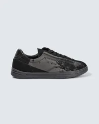 Stone Island Sneakers Rock in suede Nero