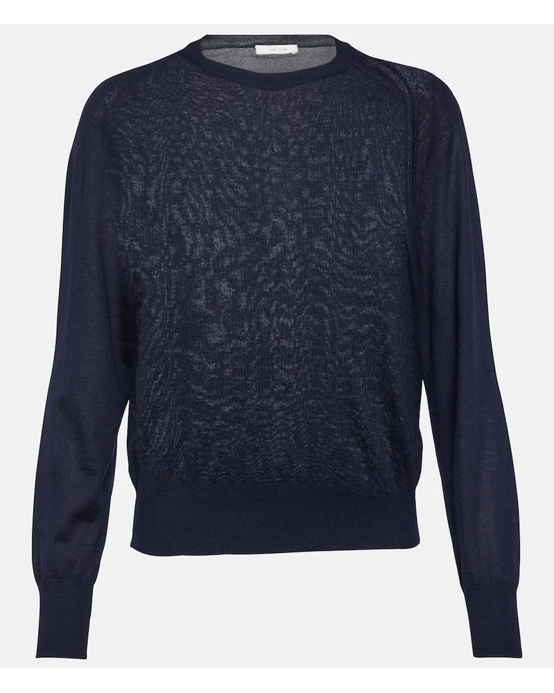 The Row Pullover Elmira in cashmere Blu