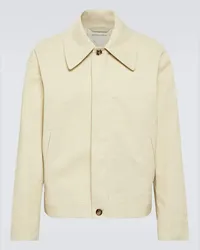 Bottega Veneta Giacca blouson in cotone Bianco