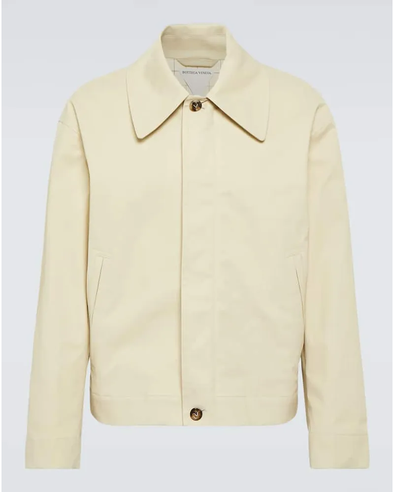 Bottega Veneta Giacca blouson in cotone Bianco