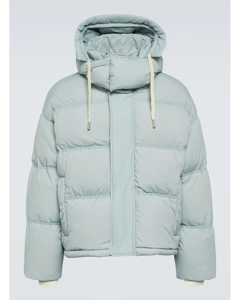 AMI Paris Piumino con cappuccio Blu