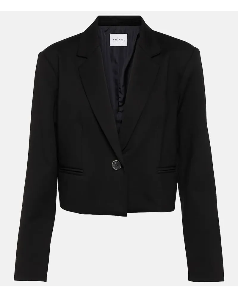 Velvet Blazer cropped Anya Nero