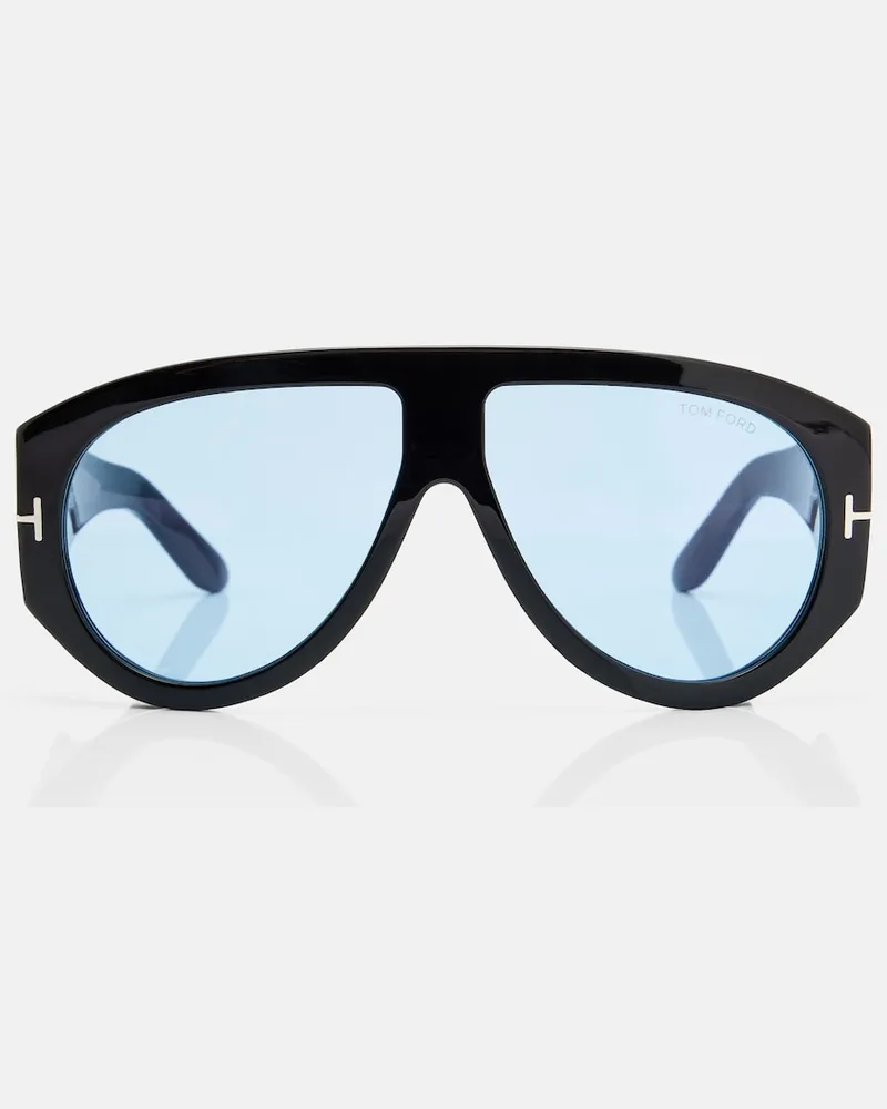 Tom Ford Occhiali da sole Bronson aviator Nero