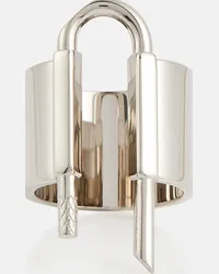 Givenchy Anello U-Lock Argento