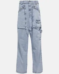 Isabel Marant Jeans cargo Paciane a gamba larga Viola