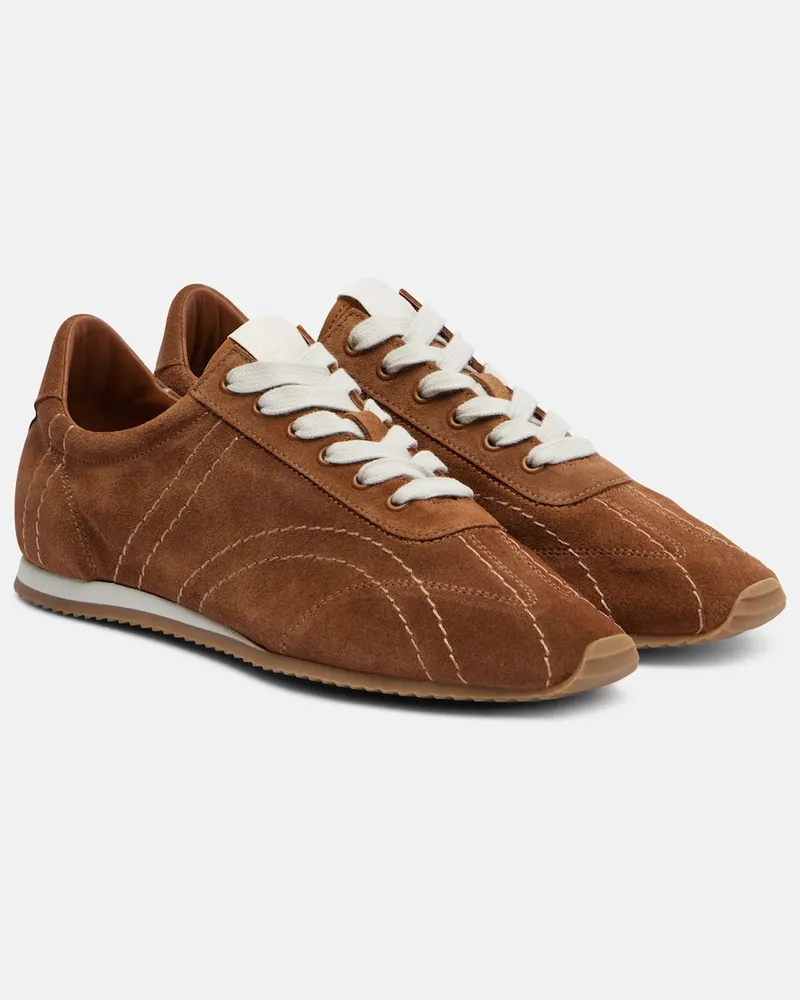 Totême Sneakers in suede Marrone