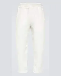 The Row Pantaloni sportivi Koa in misto cotone Bianco