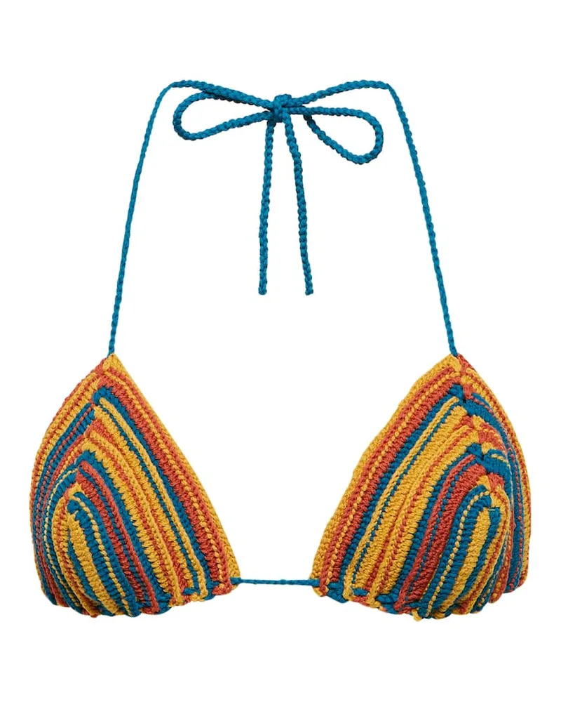 TROPIC of C Top bikini Praia in crochet Multicolore