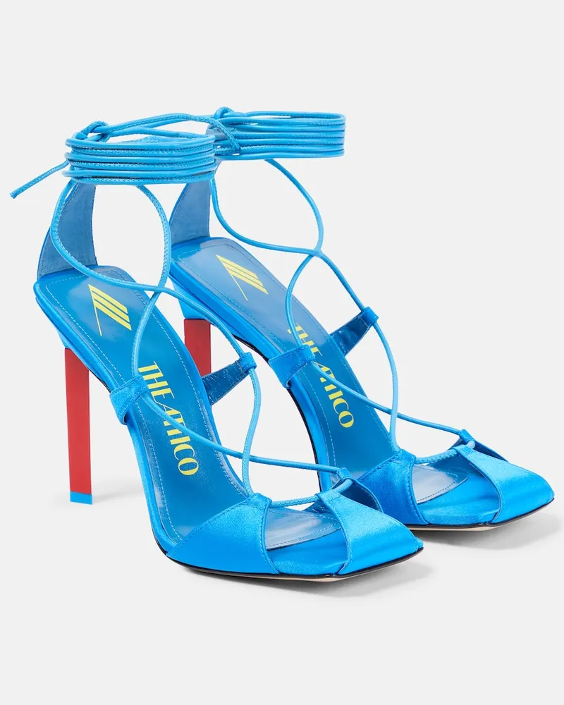 ATTICO Sandali Adele in raso Blu