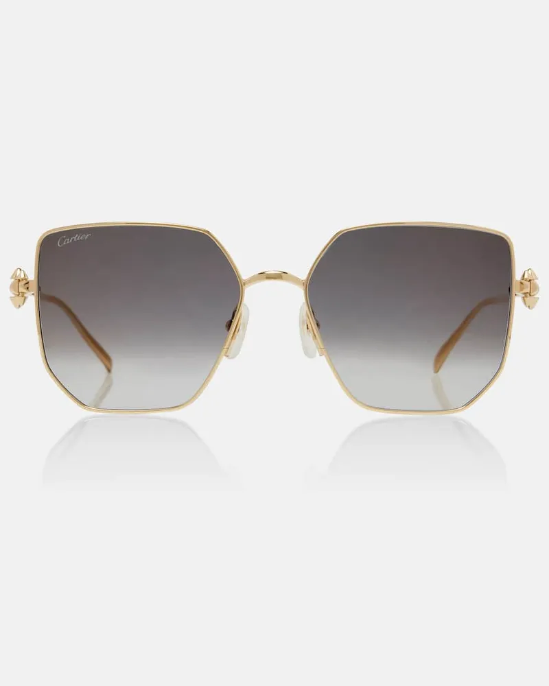 Cartier Occhiali da sole squadrati Clash De Cartier Grigio