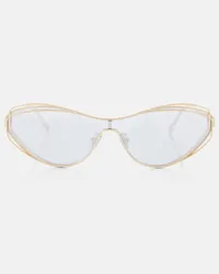 Dior Occhiali da sole cat-eye FilDior M1U Oro