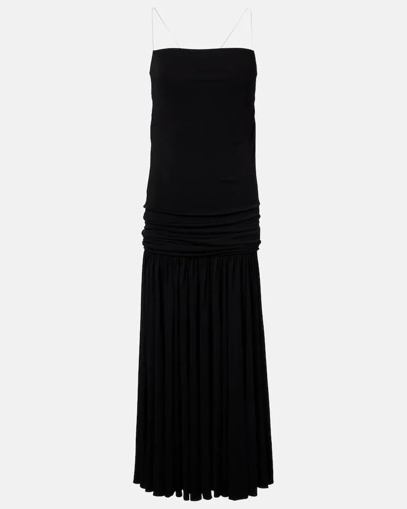 Jacquemus Abito midi Abiha in jersey Nero