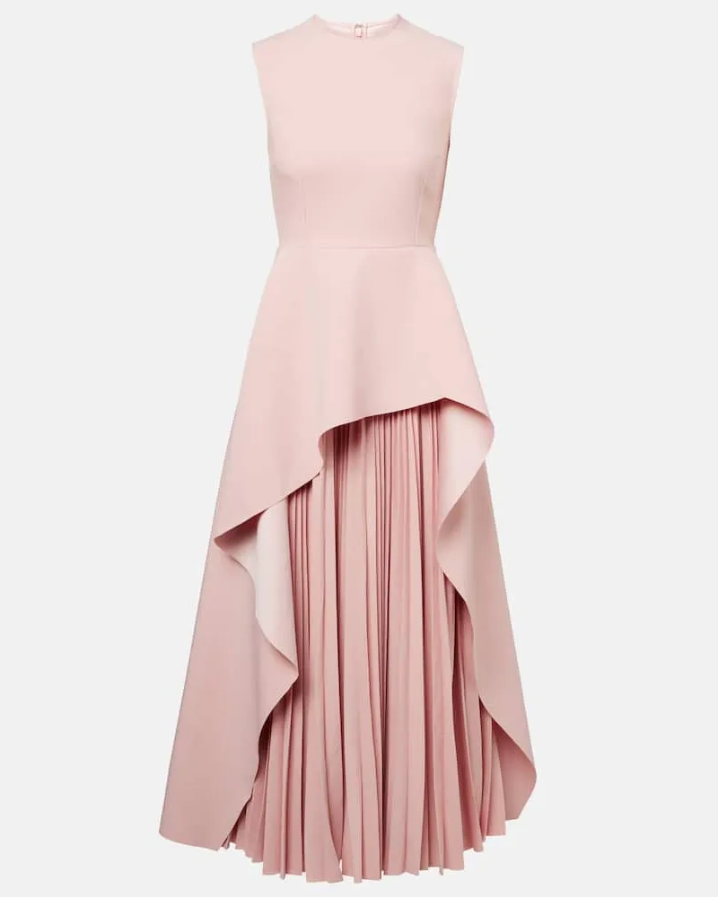 Solace London Abito midi Severny Rosa