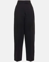 Loro Piana Pantaloni Wyble in misto lana Nero