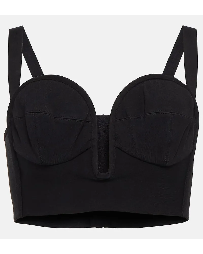 Alaïa AlaÃ¯a Top bustier Nero
