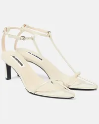 Jil Sander Sandali in pelle Bianco