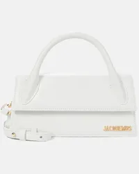 Jacquemus Borsa Le Chiquito Long in pelle Bianco