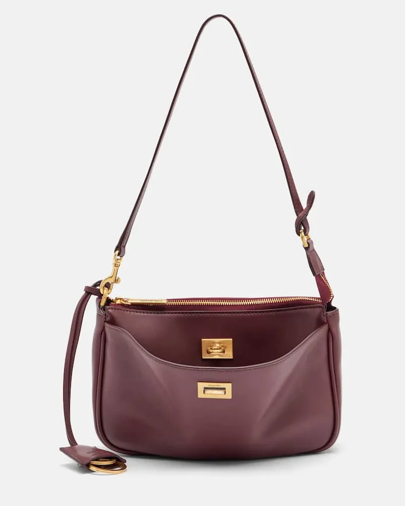 Balenciaga Borsa a tracolla Rode Sling in pelle Borgogna