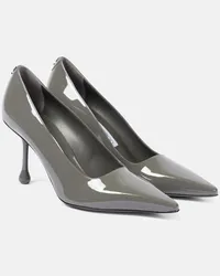 Jimmy Choo Pumps Ixia 90 in vernice Grigio