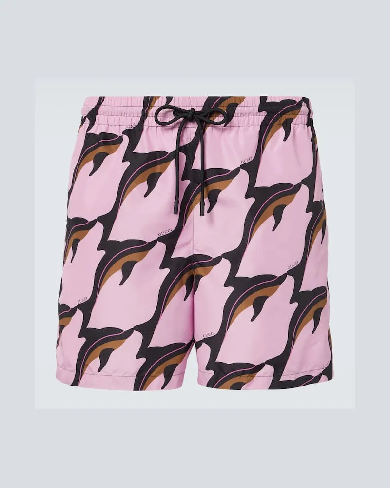 Gucci Costume da bagno con stampa Multicolore