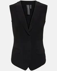 Norma Kamali Gilet monopetto Nero