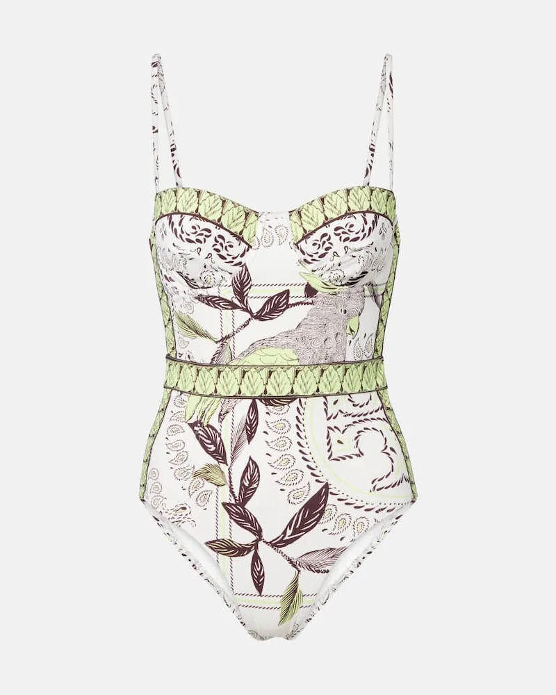 Tory Burch Costume intero con stampa Multicolore