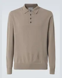 ALLUDE Polo in cashmere Beige