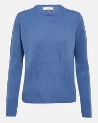 Vince Pullover in cashmere a coste Blu