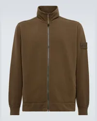 Stone Island Ghost - Giacca Compass in misto cotone Verde