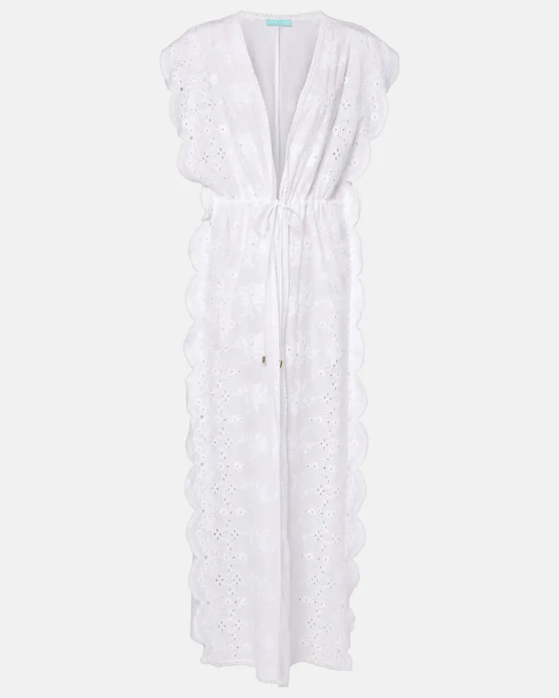 Melissa Odabash Copricostume Talitha in cotone Bianco