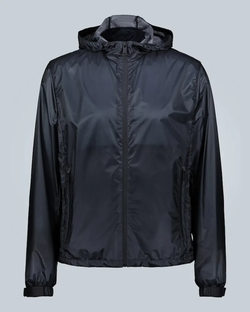 Prada Giacca in ripstop Nero