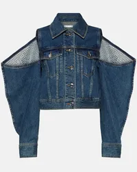 Area Giacca di jeans con cut-out Blu