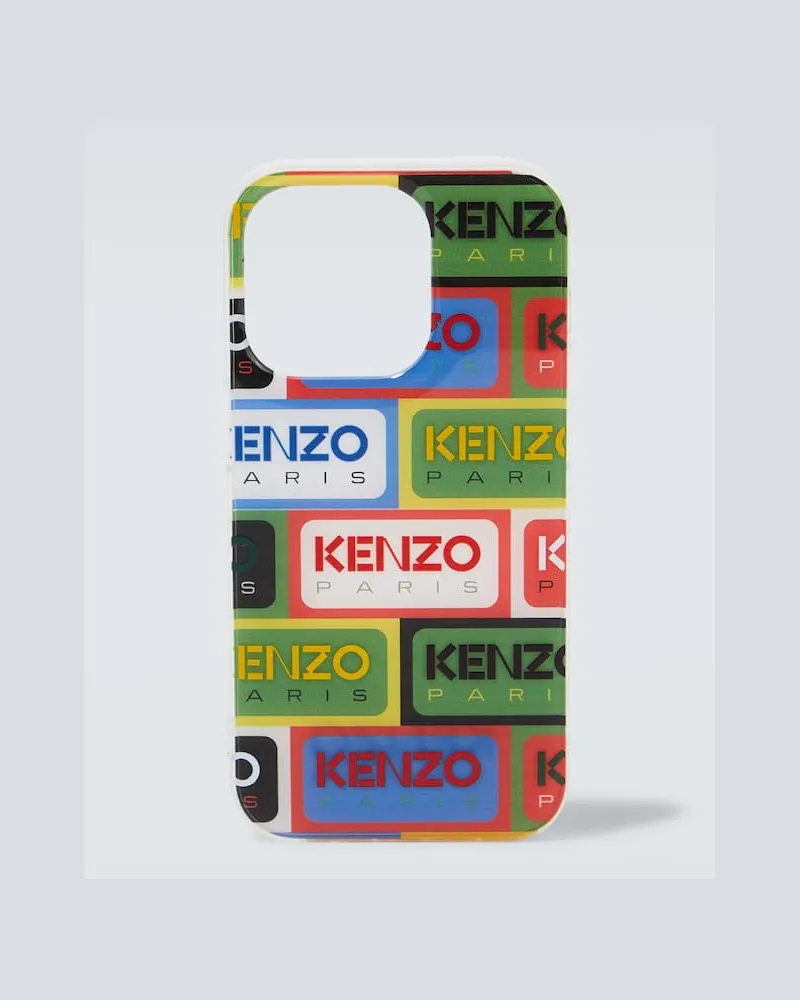 Kenzo Custodia per iPhone 14 Pro con stampa Multicolore