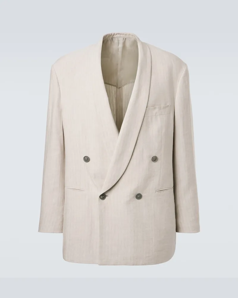 Giorgio Armani Blazer doppiopetto Archivio Beige