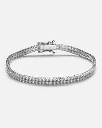 Stone & Strand Bracciale in oro bianco 14kt con diamanti Argento