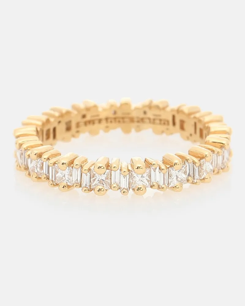 Suzanne Kalan Anello Fireworks Eternity in oro giallo 18kt e diamanti Oro