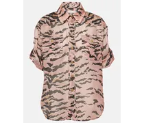 Camicia Matchmaker Safari in lino e seta