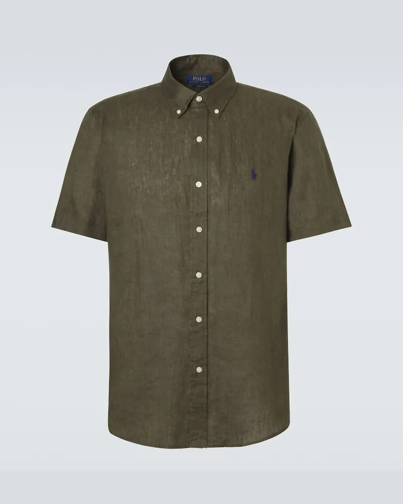 Ralph Lauren Camicia in lino Verde