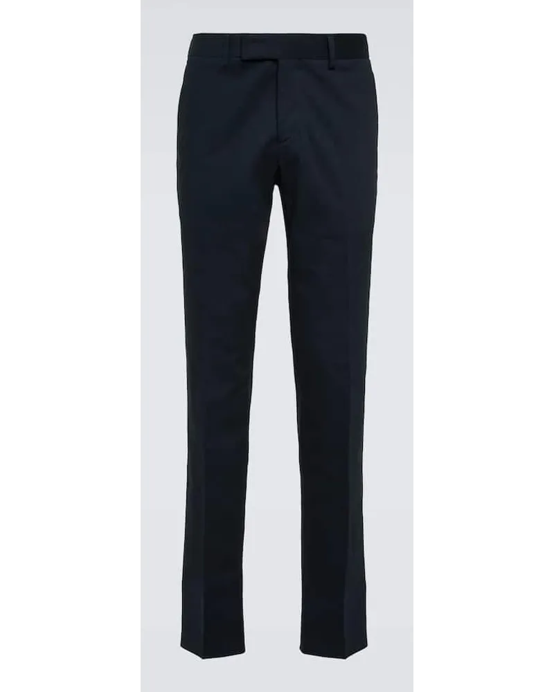 LARDINI Pantaloni chino in cotone Blu