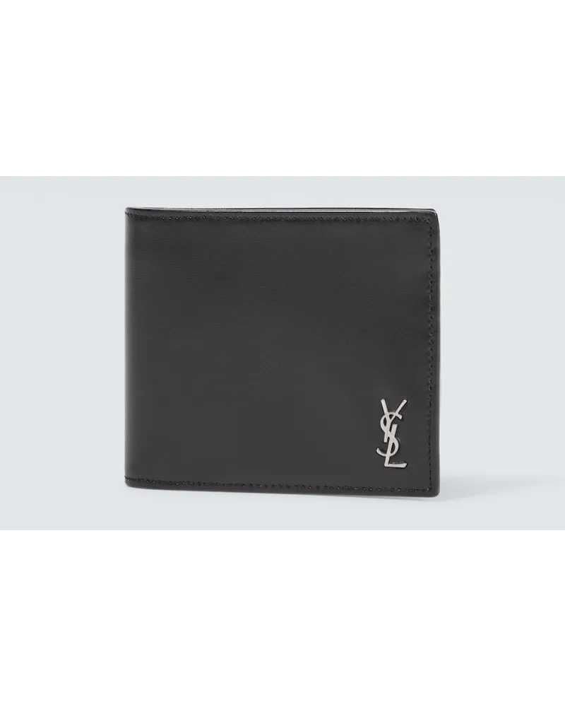 Saint Laurent Portafoglio Cassandre in pelle Nero