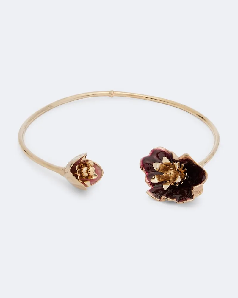Paco Rabanne Bracciale floreale Oro