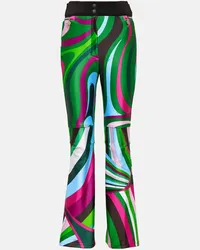 Emilio Pucci x Fusalp - Pantaloni da sci Patchwork Multicolore