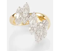 YEPREM Anello in oro 18kt con diamanti Oro