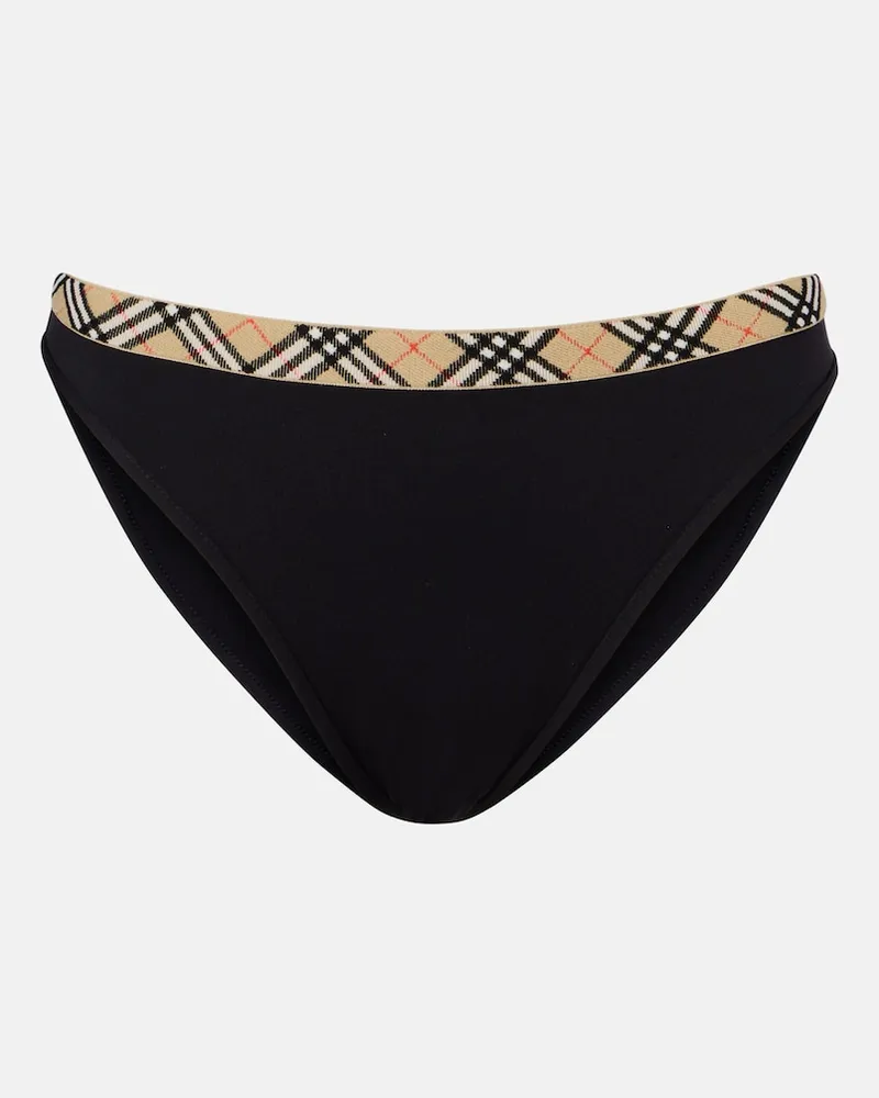 Burberry Slip bikini Burberry Check Nero